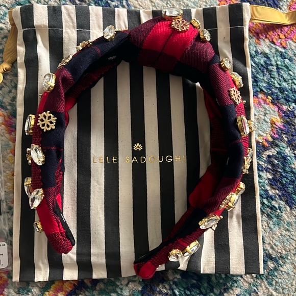 Lele Sadoughi Hot Toddy Apres Ski Crystal Knotted Headband main image 4